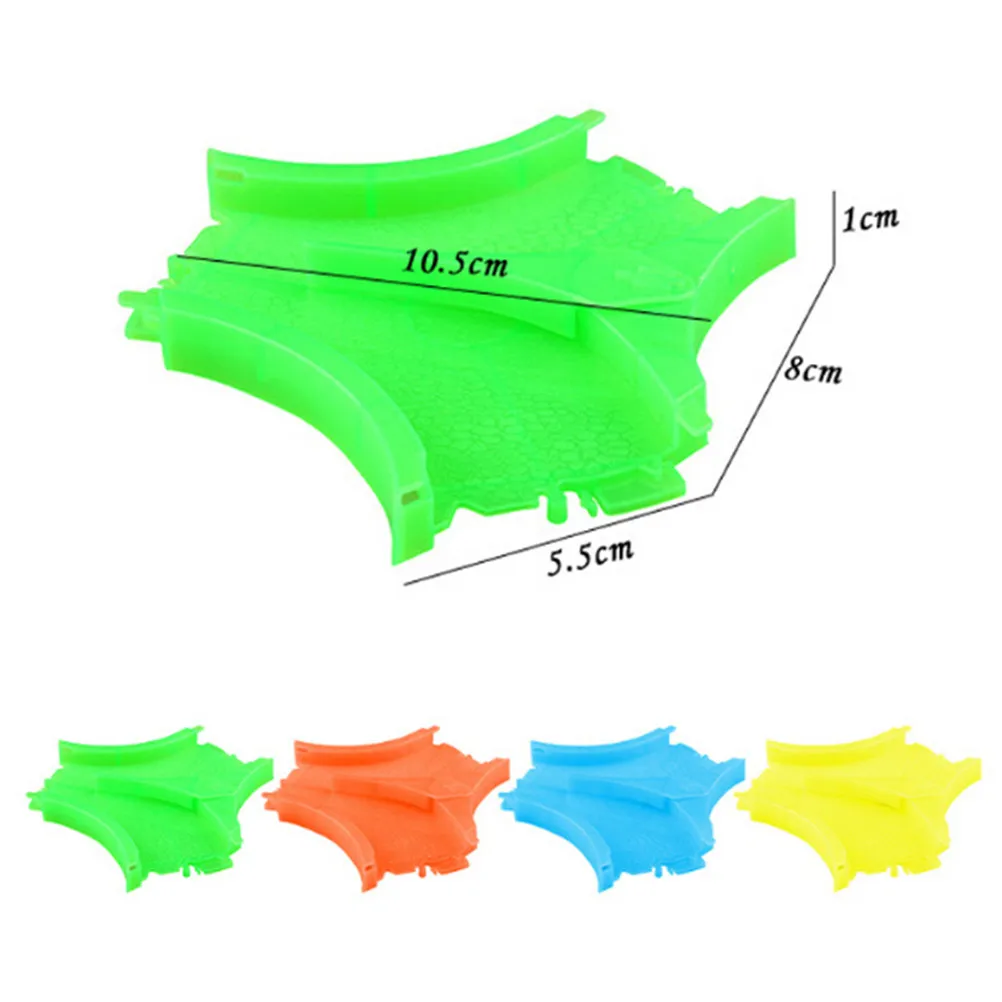 

1pc 3 in 1 cross road for Racing tracks That Bend,Flex&Glow Puzzle Educational Toys