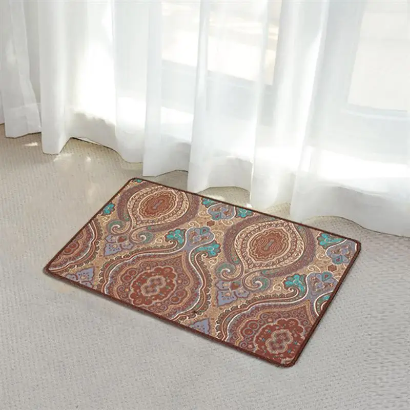 Retro Durable Comfortable Elegant Bathmat Water Absorbing Non Slip Elegant Bathmat Water Absorbing