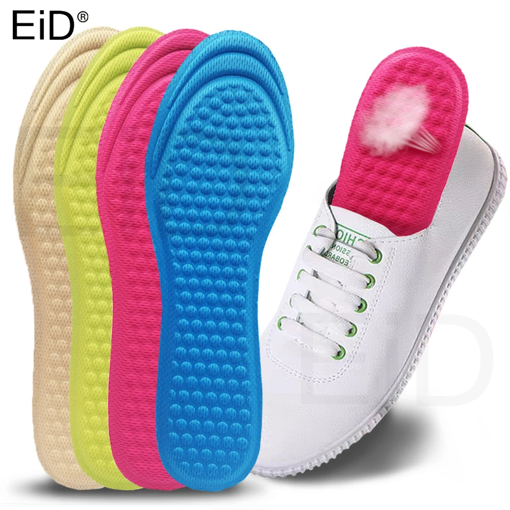 4D الرياضة مزيل العرق النعال رغوة الذاكرة القدم تدليك لينة نعل حذاء كعب عالٍ سادة الألم الإغاثة إدراج امتصاص العرق حشوة وسادة