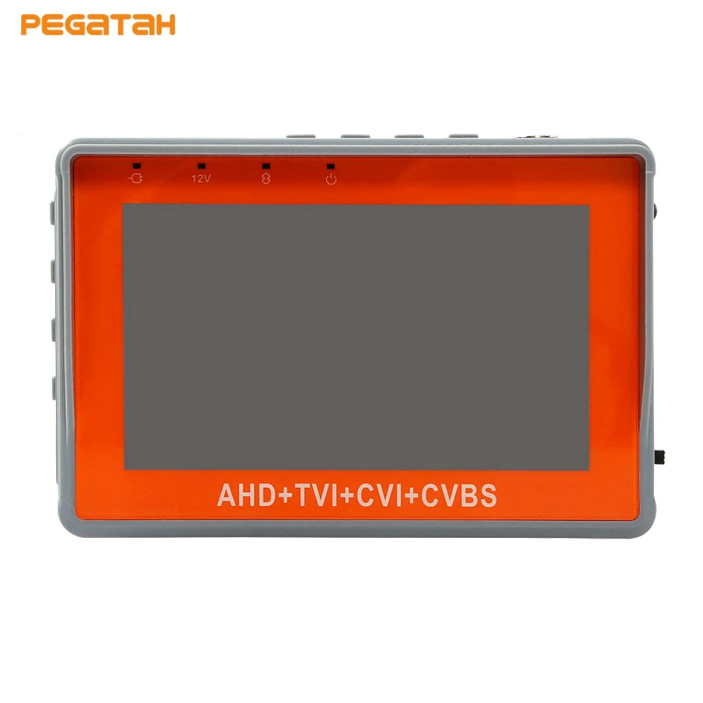 

4.3 inch CCTV Tester 1080P AHD CVI TVI Analog CVBS for Camera tester Monitor Support UPT PTZ Audio test DC12V output CCTV Tester