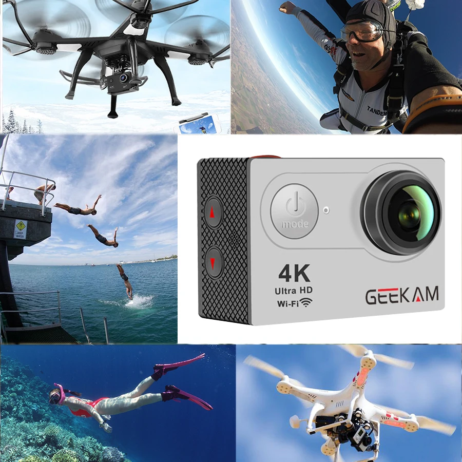 экшн камера S9/S9R 4к 1080P видеокамера шлем фотоаппарат gopro стиль OEM eken h9 видео камеры