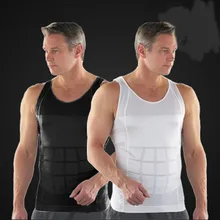 Для похудения мужской тренировочный шейпер Горячая корректирующая Одежда Нижнее белье Сексуальная футболка жилет топы сжимающий корсет живот Талия сжигание мужской