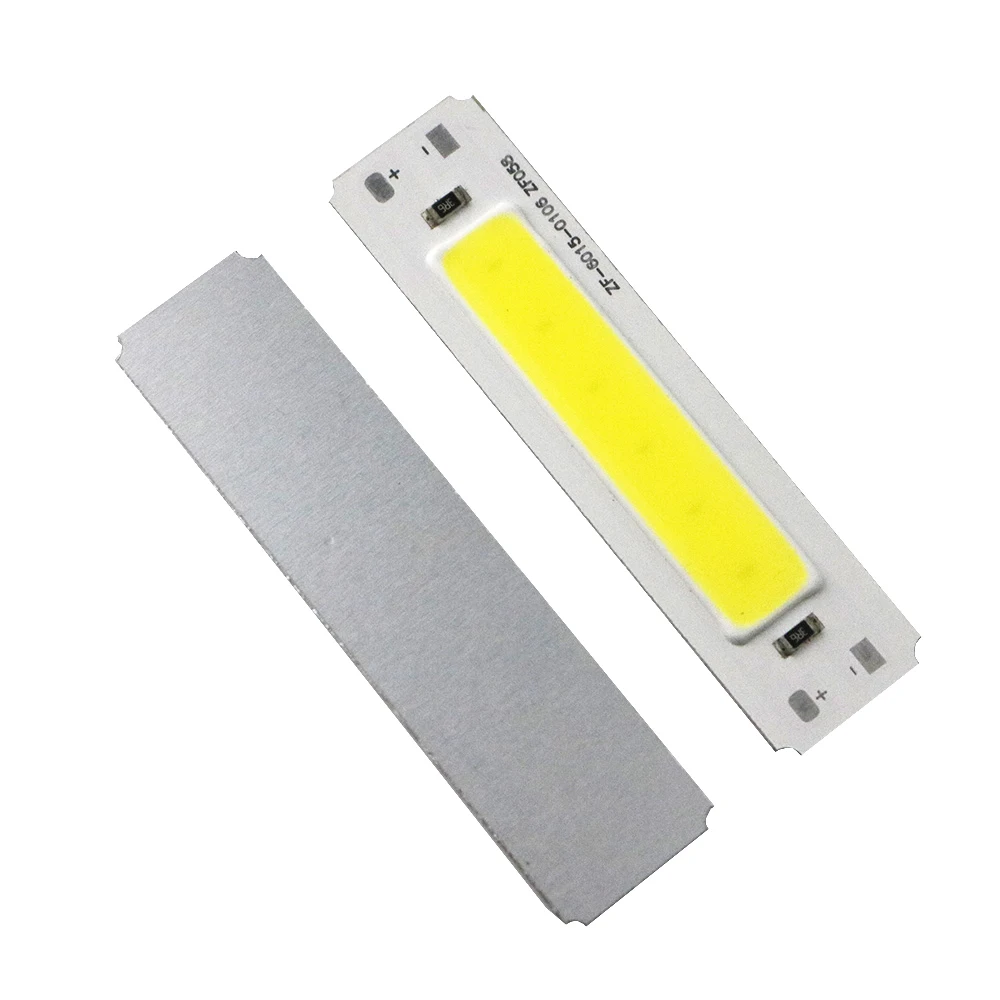 5pcs 60*15mm 2W COB LED quadratischer Streifen-Licht-Lampen-Korn-Span diy ZJHN 