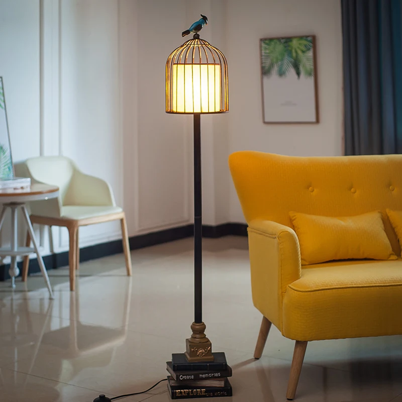 Us 137 85 Vintage Metal Bird Cage Abajur Floor Lamps Bedroom Living Room Decoration Resin Lamp Lampada Da Terra Moderna Art Decor In Us 137 85 Vintage Metal Bird Cage Abajur Floor Lamps Bedroom Living Room Decoration Resin Lamp Lampada Da Terra Moderna Art Decor In