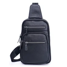 Новая мода Для мужчин Талия пакеты из натуральной коровьей кожи Повседневное груди пакет мальчик Элитный бренд Дизайн груди посылка сумка