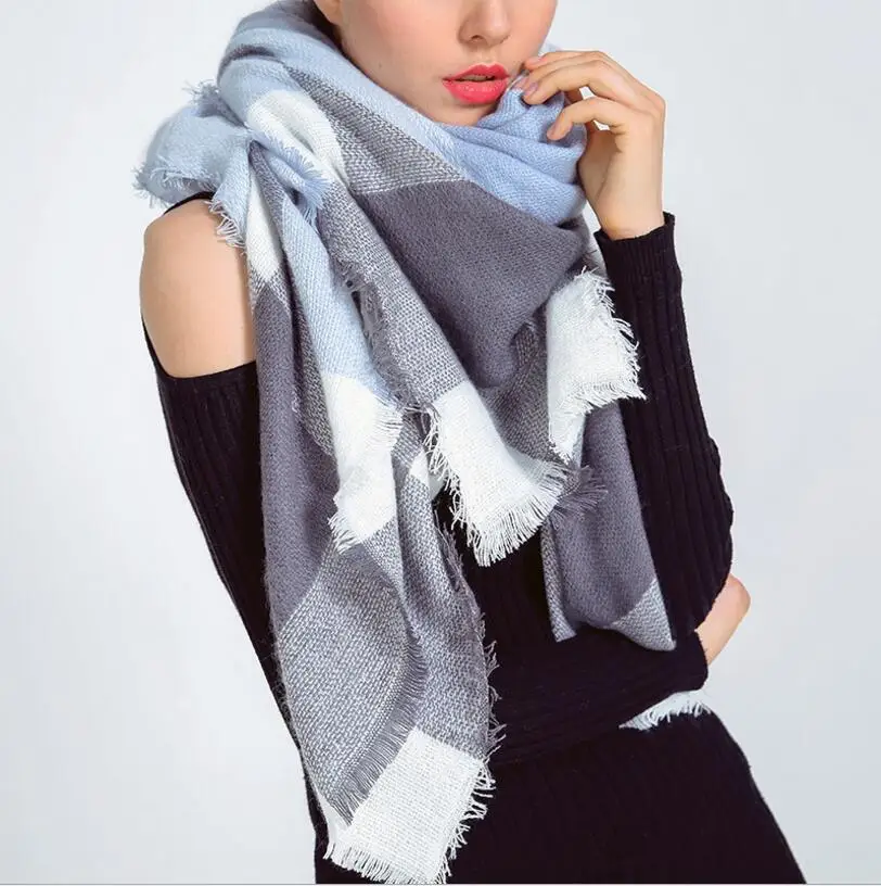 2016 winter scarf font b Tartan b font Scarf women Korean version of the 10 color