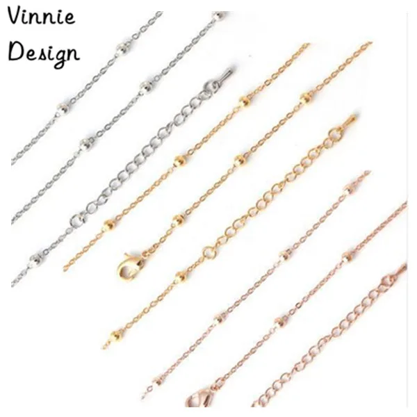 

Vinnie Design Jewelry Hot Selling Ball Chain for Coin Pendant 80cm Link Rolo Chains Necklaces 5pcs/lot Wholesale