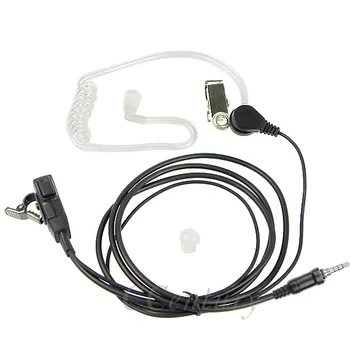 

XQF 5pcs FBI Air Tube Earpiece Headset PTT for YAESU Walkie Talkie VX-7R VX-6R FT-250R VXA-300 VXA-700 HX370 Portable Radio