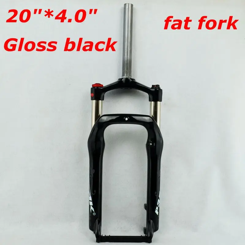 Snow MTB Moutain 20inch4.0in Bike Fork Fat bicycle Fork oil air gas Locking Suspension Forks Aluminium Alloy For 4.0