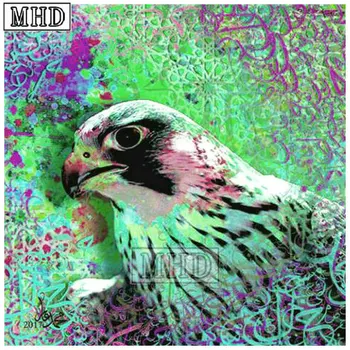 

New Arrival Ramadan Festival Gift 5d Diamond Painting Bird Islamic Pattern 3d Full Square Drill Muslim Diamond Embroidery Art