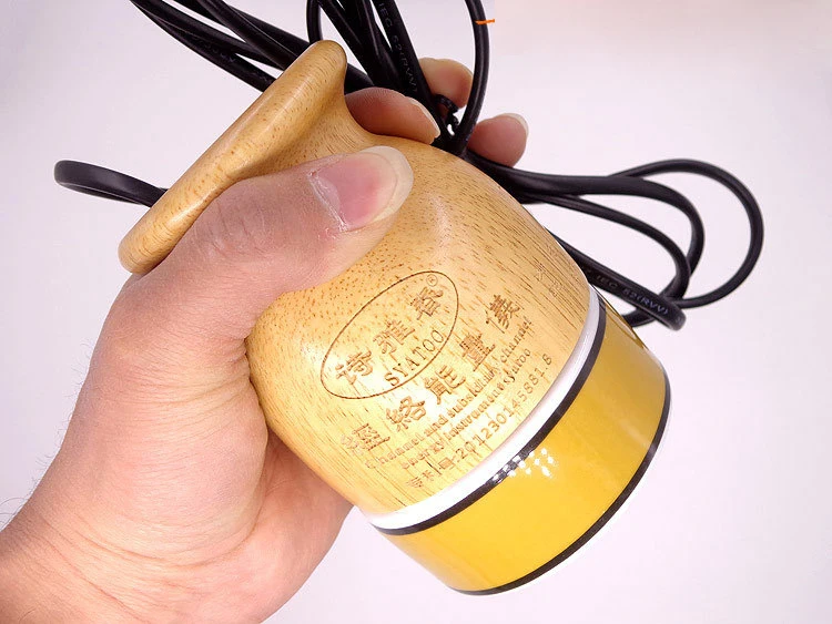 220В Электрический Меридиан Дальний инфракрасный moxibustion Толкаемый массажер для