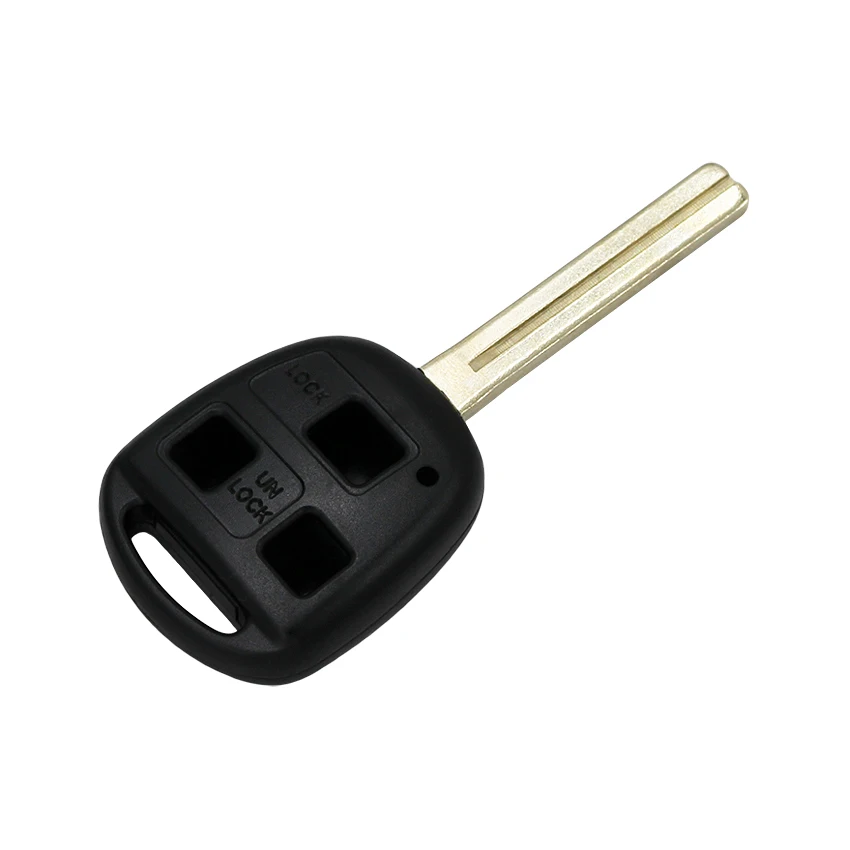 3 кнопки пустой пульт дистанционного ключа оболочки для Lexus ES300 LS400 LS430 LX470 SC300 SC400 SC430 TOY40 длинный ключ лезвия