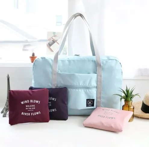 

Travel Shopping Shoulder Bag Men And Women Increase The Storage Bag