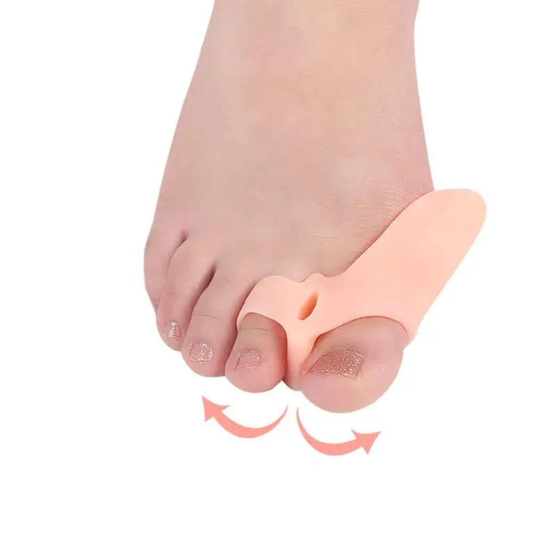 Unisex SEBS Big Toe Separator Protector Hallux Valgus Alignment Orthosis Bunion Corrector Pain Relief With Dual Loop Joint Guard