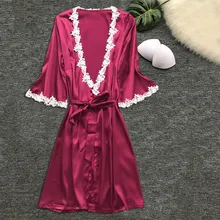 YOUYEDIAN Для женщин пикантные атласное шелковое ночное белье Большие размеры удобные дышащие мягкие женская пижама Белье для сна Ночное платье# Y30