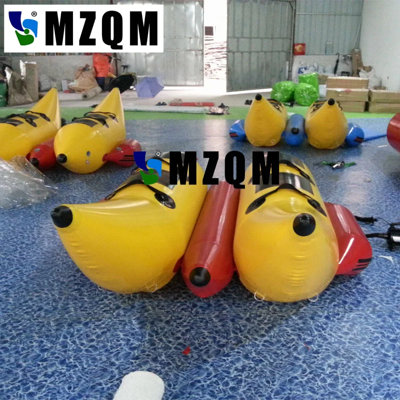 Надувная Банановая лодка MZQM 2 человека играющая на пляже для серфинга верховой