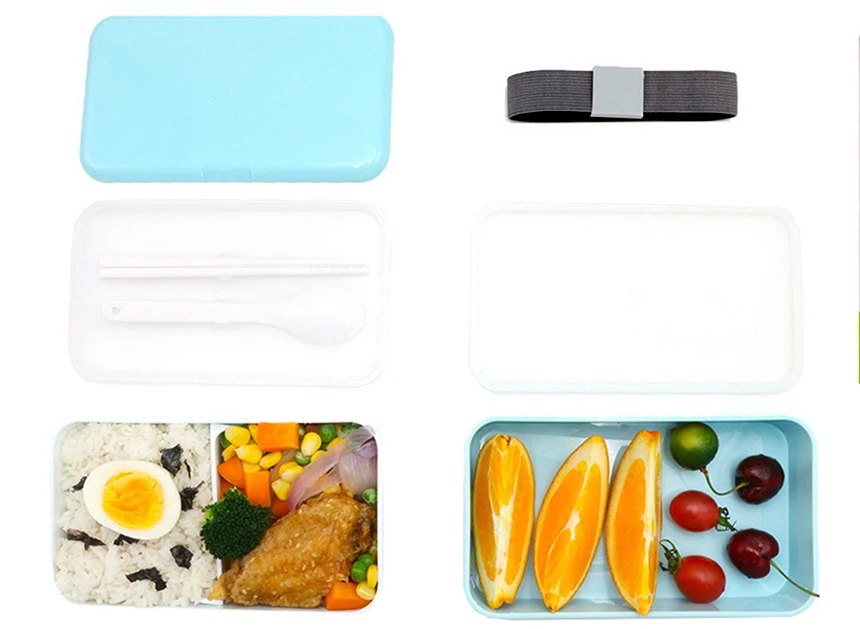 LIYIMENG 1200ml Double Layer Lunch Box Portable LunchBox For Kids Picnic Office Workers School Dinnerware Lunchbox BPA Free35