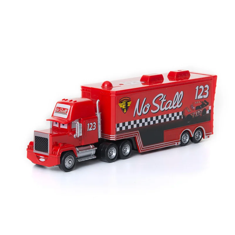 

Disney Pixar Cars 2 3 Toys No.123 Truck Lightning McQueen Jackson Storm Ramirez Mack Uncle 1:55 Diecast Model Car Toy Kids Gift