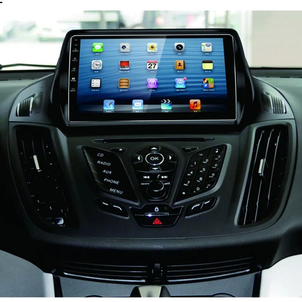 Excellent 9 inch Android 6.0 Car GPS Navigation System Auto Radio Car Stereo Media Audio Video DVD Player for Ford Kuga 20
