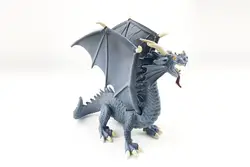 Новый продукт моделирование динозавров игрушки западные драконы пластиковые синий дракон адский Дракон Юрский игрушки-Динозавры