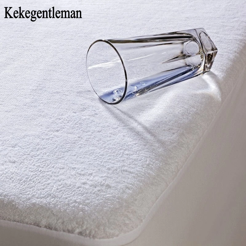 Comprar 160X200cm Funda de colchón a prueba de agua de lujo de tela de felpa colchón Sábana protectora en oferta elástica Envío Directo kekecholard