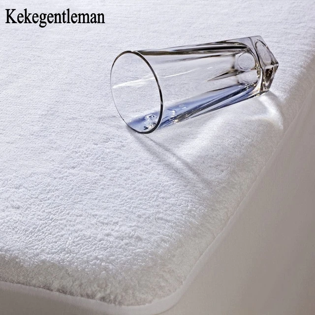 160X200cm Waterproof Mattress Cover Luxury Terry Cloth Mattress Protector Sheet On Elastic Offer Drop Shipping Kekegentleman 1