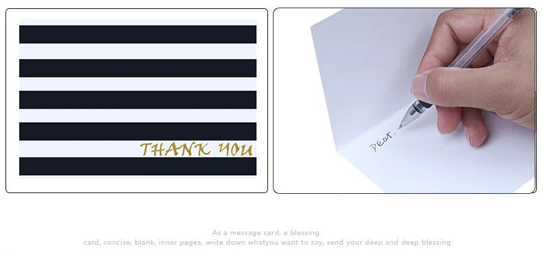  FANLUS 4inch x 6inch Thank You Cards Bulk Thank You Cards Set Blank on the Inside, Retro Designs Includes Envelopes  (5)