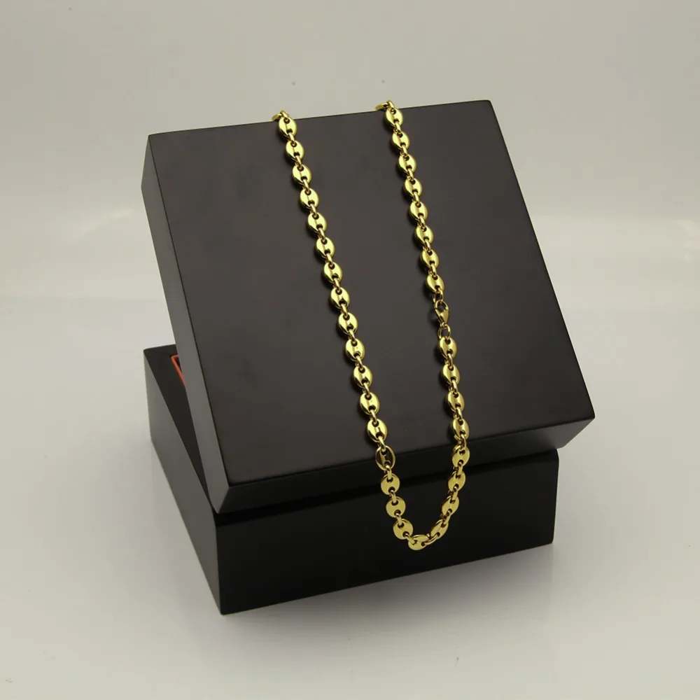 THE-BLING-KING-8mm-Puffed-Mariner-Link-Chain-Bracelet-Set-Gold-Silver-Plated-Hip-Hop-Punk (1)