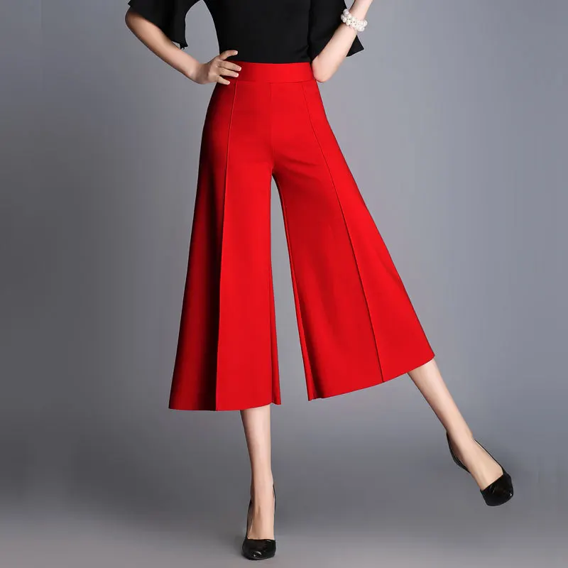 Aliexpress.com : Buy Brand Womens Wide Leg Crop Pants Summer Fashion