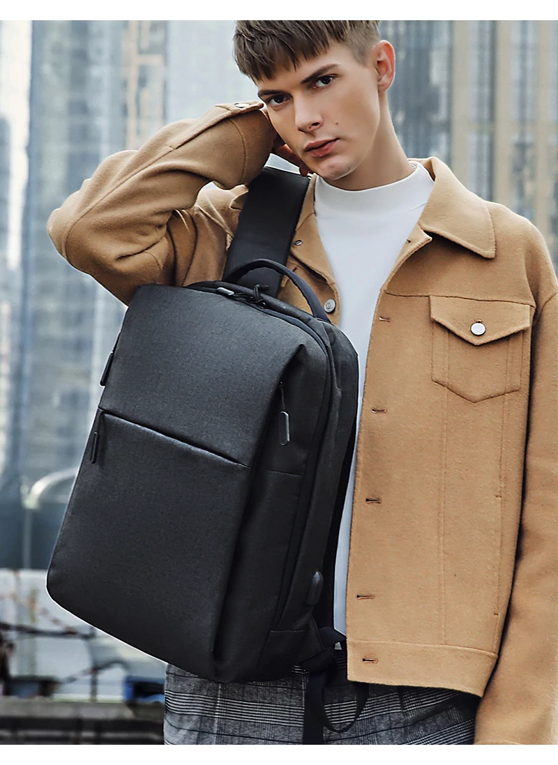 Деловой рюкзак мужской для 15,6 дюймов Сумка для ноутбука подростковый Повседневный школьный модный рюкзак для путешествия мужской Mochila сумки a1701