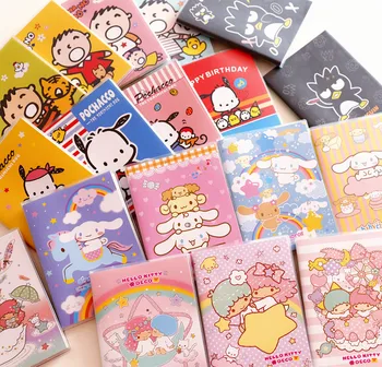 

Cute Japanese Cartoon My Melody Twin Star Cinnamoroll Memo Pad Sticky Notes Notebook Stationery Paper Stickers School Supplies