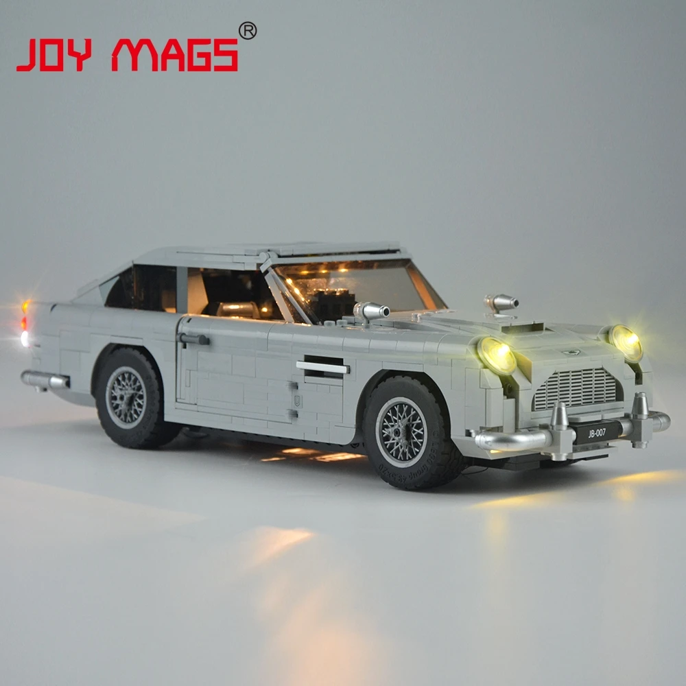 JOY MAGS светодиодный светильник для 10262 Creator James's Bond Aston Marting DB5 светильник совместим с 21046