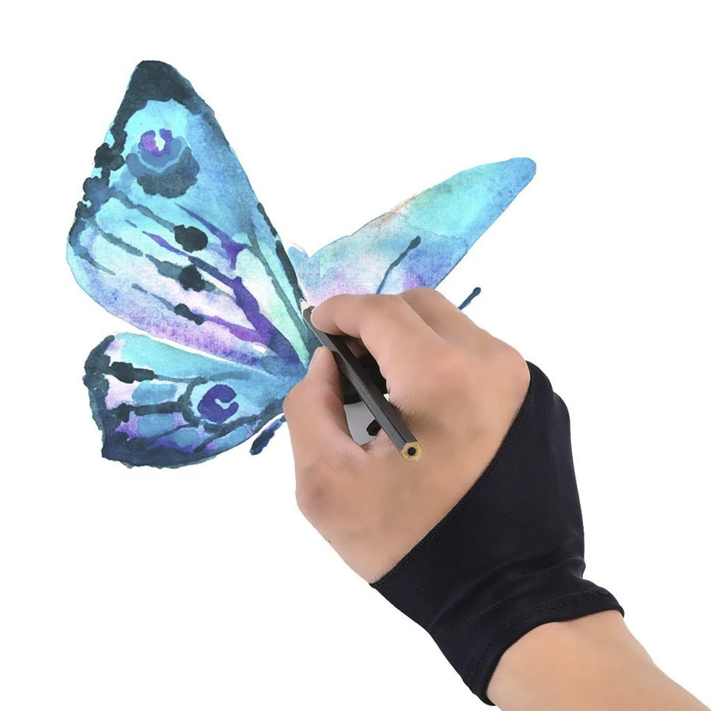 Перчатки художественные с 2 пальцами для планшета 4 шт.|gloves for|gloves drawinggloves for drawing |