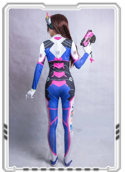 Полный комплект D.VA Косплей Костюм пистолет гарнитура Броня 3D принт классический