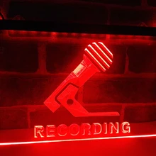 LB799-Запись микрофон на воздухе светодиодный неоновый свет вывеска домашний декор ремесла