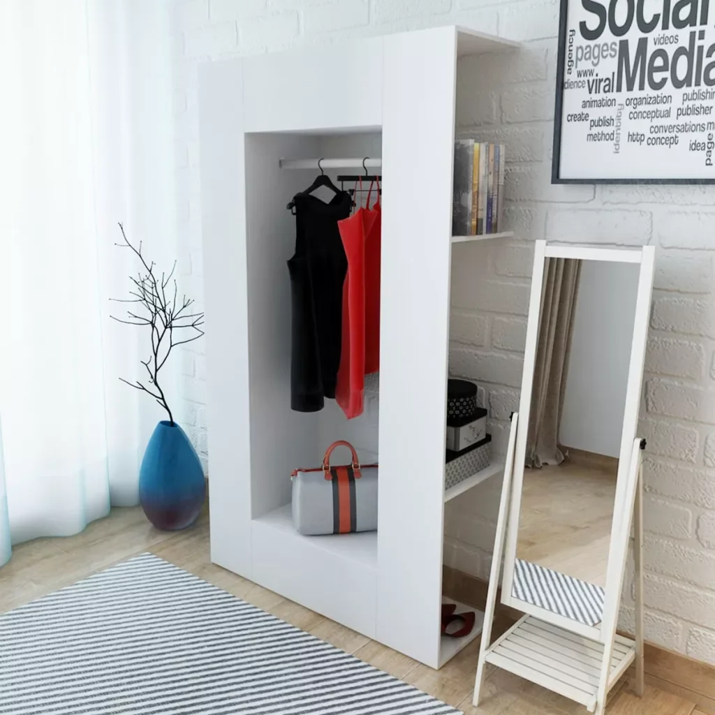 Wardrobe Chipboard Modern Clothes Wardrobes Cabinet Large Storage Space Home Bedroom Wardrobe Furniture Dustproof High Quality