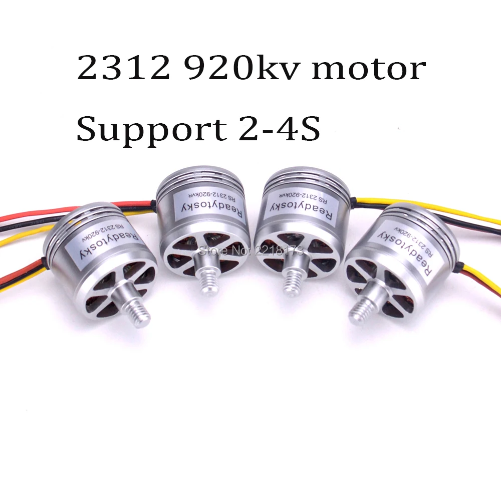 

4pcs readytosky New version 2312 920KV Brushless Motor CW CCW 2-4S for X500 Quadcopter
