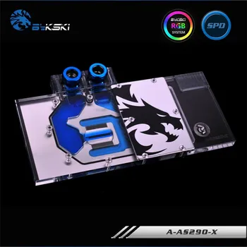 

Bykski Full Cover Graphics Card Block use for ASUS AMD R9-290X-DC2-4GD5 / R9-290-DC2-4GD5 Copper Radiator Water Block RGB