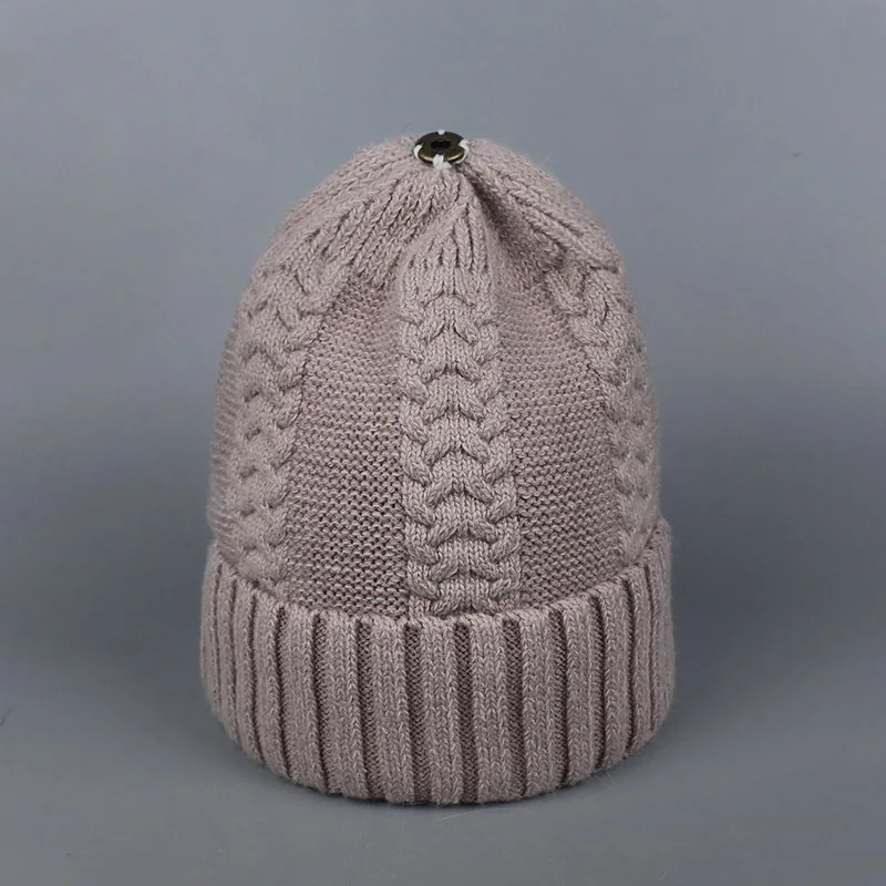Натуральный мех енота помпонами вязаная шапка мяч Beanie зимняя шапка для женщин Девушки Шерсть Хлопок Skullies женский лыжный кепки - Цвет: Hat Pink