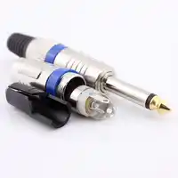 20pcs/Mono sophomore core Jack 6.35mm with Audio Connector 6.35 mm Plug