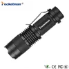 Portable Handy Powerful LED Flashlight XM-L Torch Zoomable linternas Flash Light Pocket LED Lamp For Hunting Black ► Photo 3/6