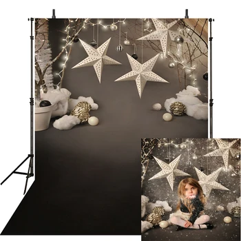 

Hot Stars Photography Backdrops Baby Shower Backdrop For Photography Twinkle Little Star Backdrops Background For Photo Studio