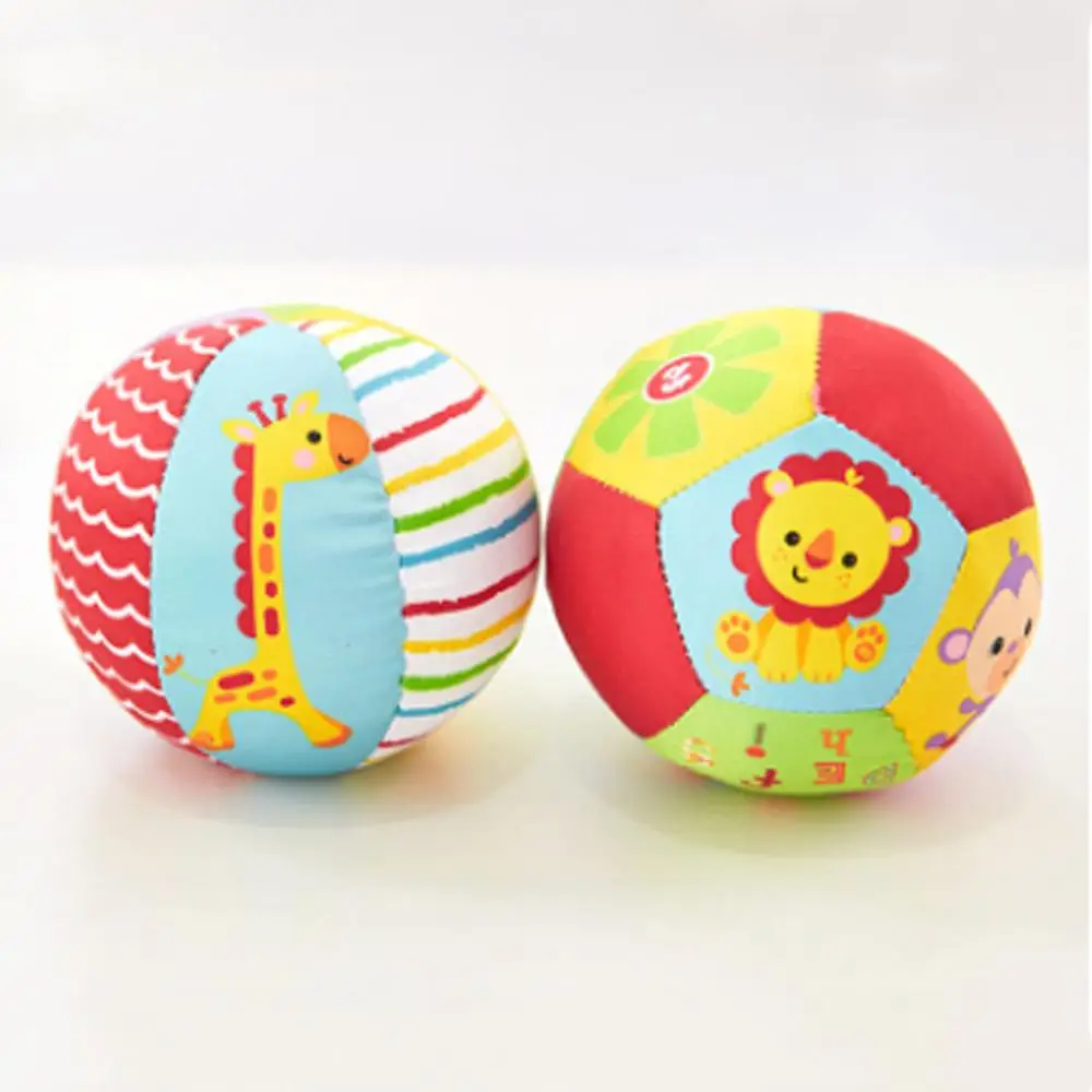 2017 Игрушки для маленьких детей животных мяч мягкие Игровые Мячи Детские погремушки для новорожденных Средства ухода за кожей мяч здания