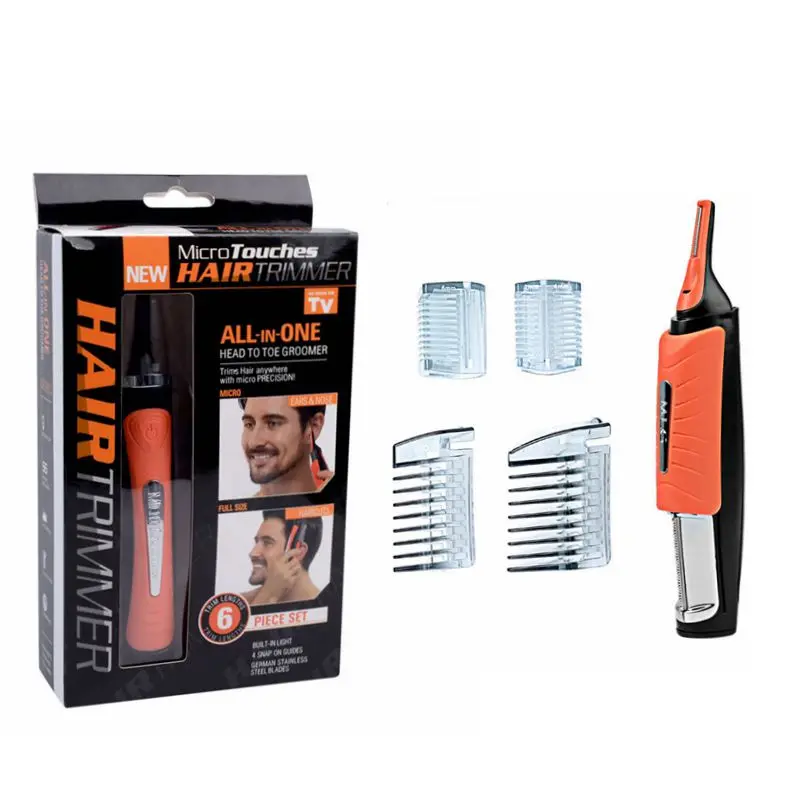 

CkeyiN Multifunction Hair Trimer Ear Eyebrow Nose Trimmer Removal Clipper Shaver Cleaner Haircut LED Light Personal Care Tool 47