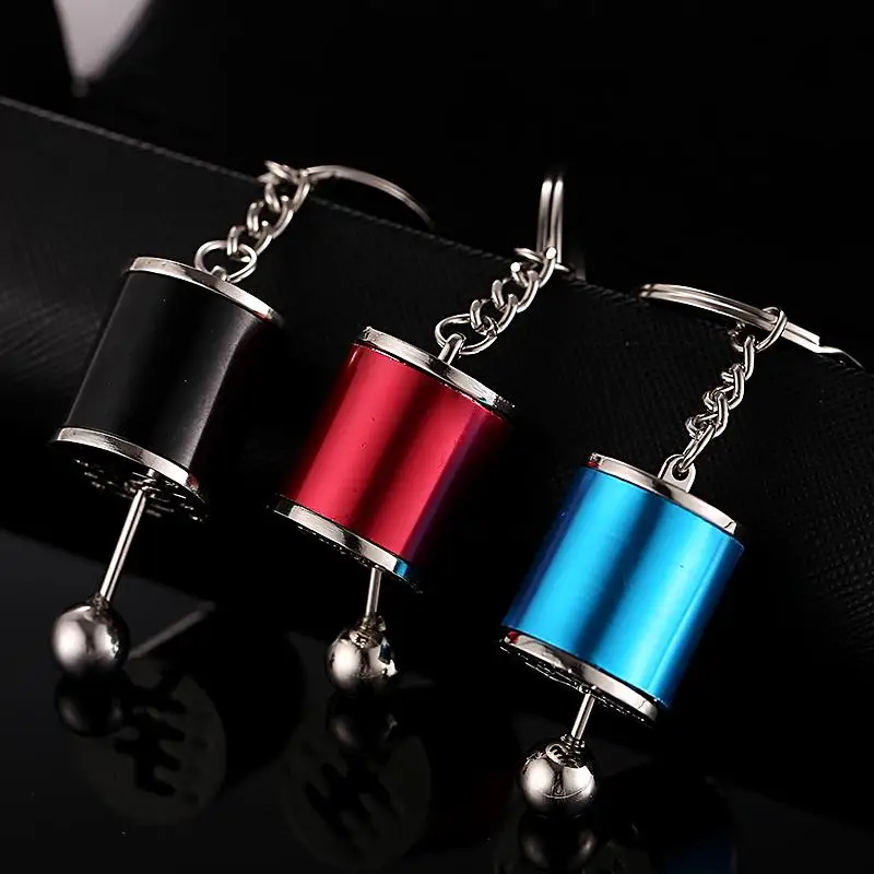 Creative Modified car stalls head Keychain keyring turbo nos Novelty