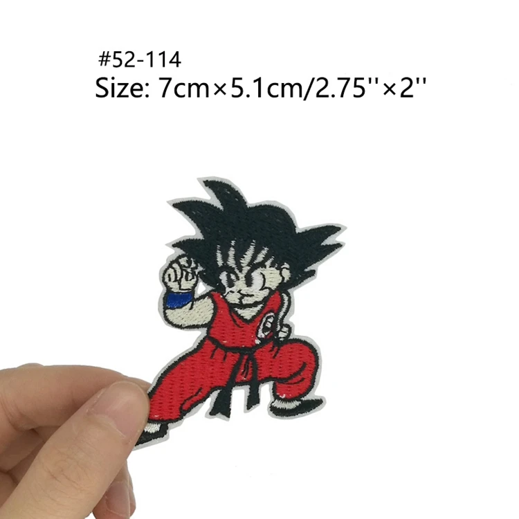 Dragon Ball Железный патч DBZ Roshi Vegeta Z Kame черепаха Символ Логотип Goku Keio аниме японский косплей Вышитая эмблема otaku - Цвет: Черный никель