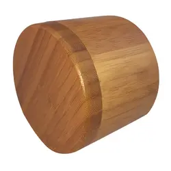 2 хранилище ПК коробки коробка соли деревянная бамбуковая коробка для хранения с магнитным поворотным контейнер для кухонные контейнеры