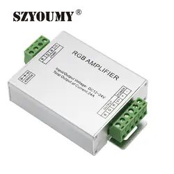 SZYOUMY DC12-24V 24A светодиодный rgb-усилитель для 5050 3528 RGB светодиодные полосы света 5 шт. ePacket во Францию/Израиль/Саудовская Аравия