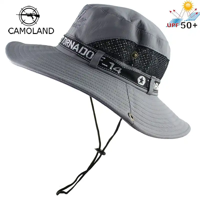 mens mesh bucket hat