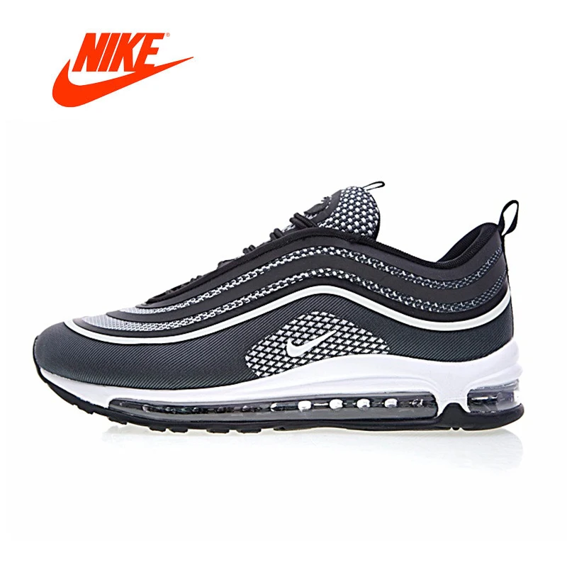 

Original New Arrival Authentic Nike Air Max 97 UL '17 Black/Pure/White Men's Running Shoes Sport Outdoor Sneakers 918356-001